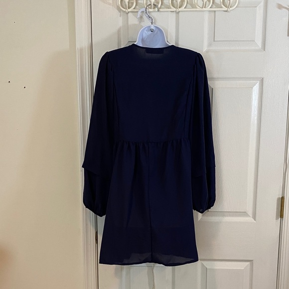Refka Women's Long Sleeve Dress - size 10 Blue - Picture 8 of 8